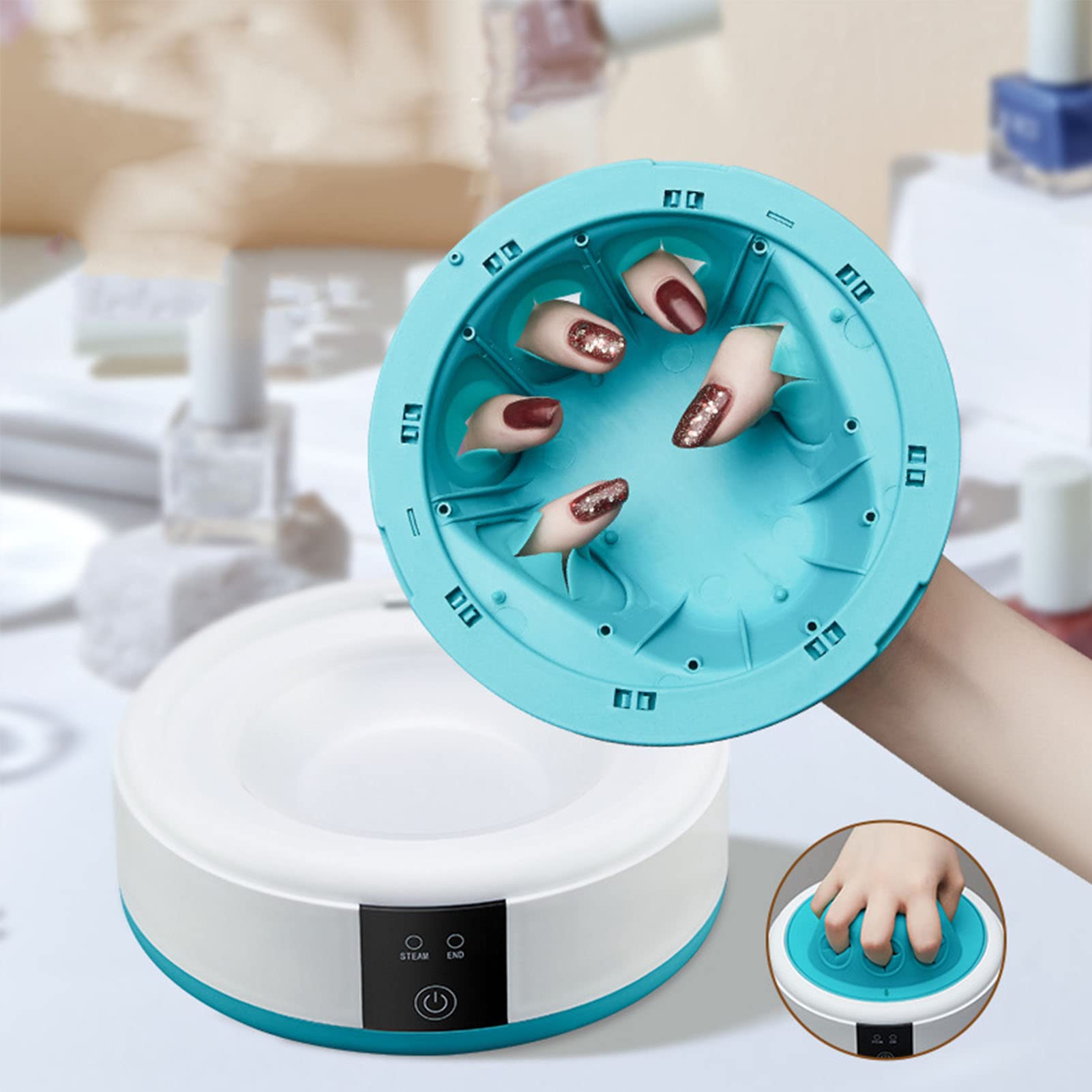 \新品未使用/SHINYGEL STEAM OFF MACHINE Amazon.com : Steam Off Gel Polish Remover Machine Nail Polish